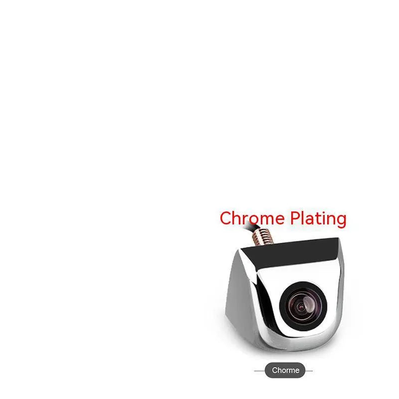 Waterproof metal car rearview camera with integrated wiring for reversing assistance