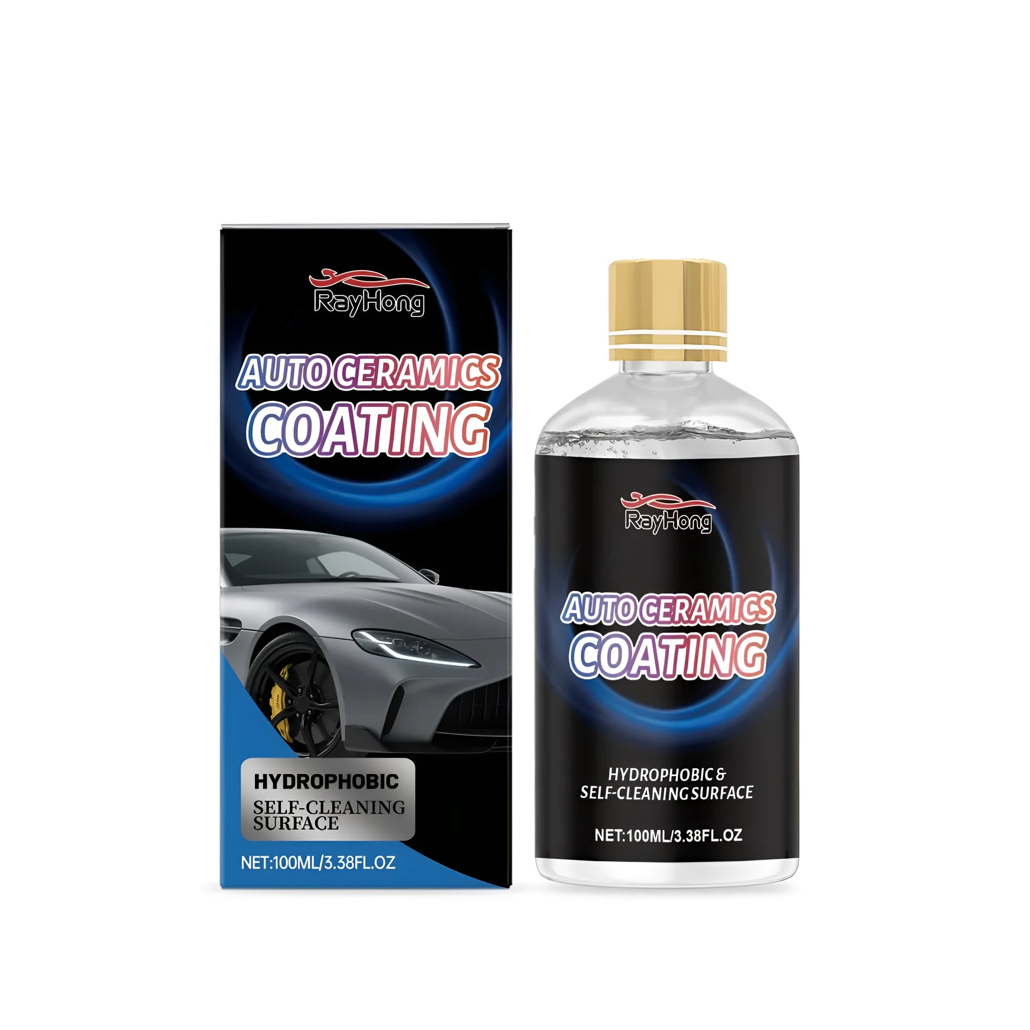 100ml bottle of PTFE automotive ceramic coating spray for car paint protection