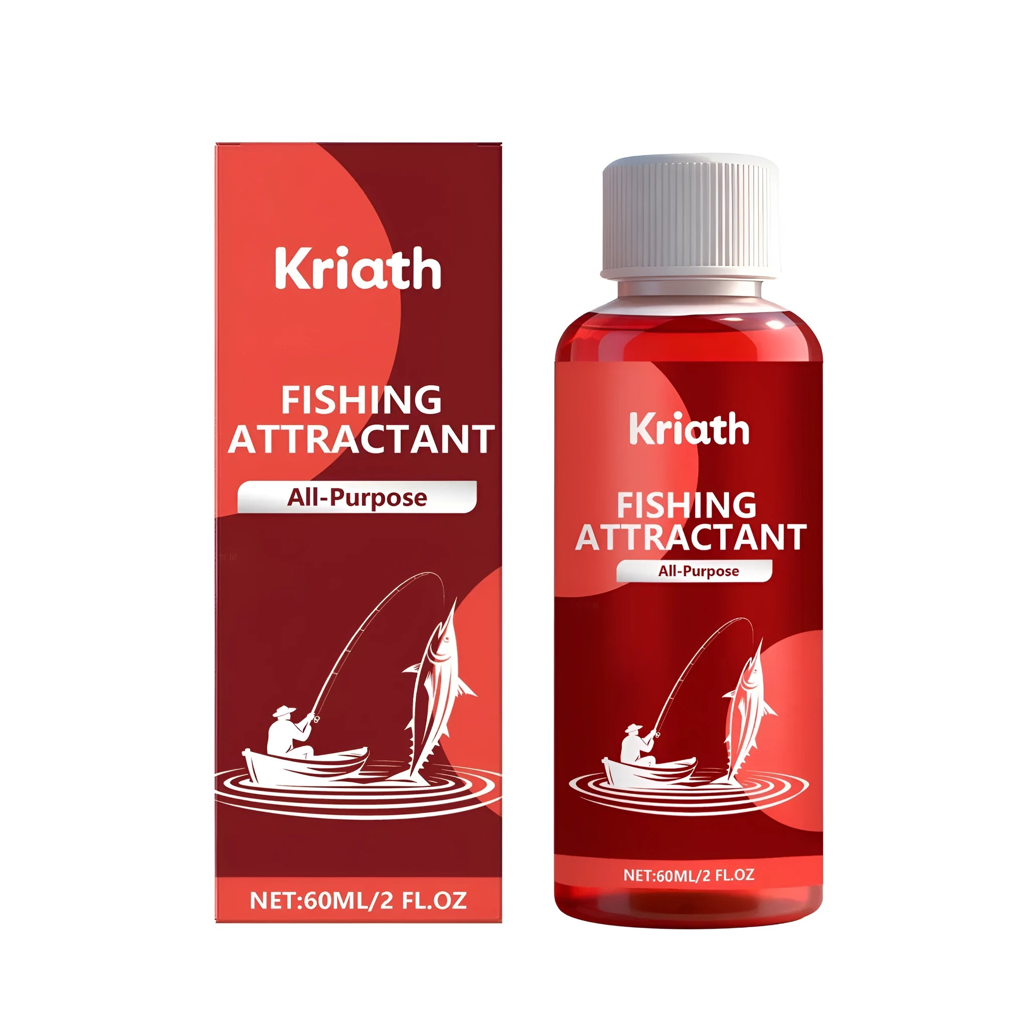 Fishing attractant bottle 60ml liquid bait enhancer with ingredient list