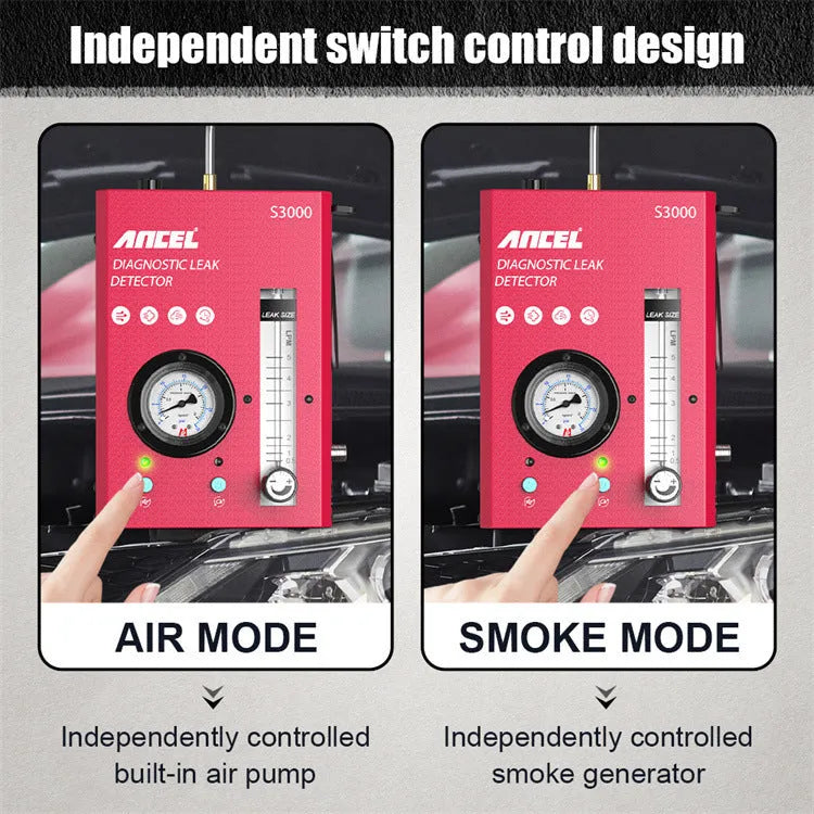 S3000 model car smoke detector and vacuum leak diagnostic tool