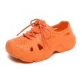 EVA sandals in fluorescent green with thick elastic sole for beach and indoor outdoor wear