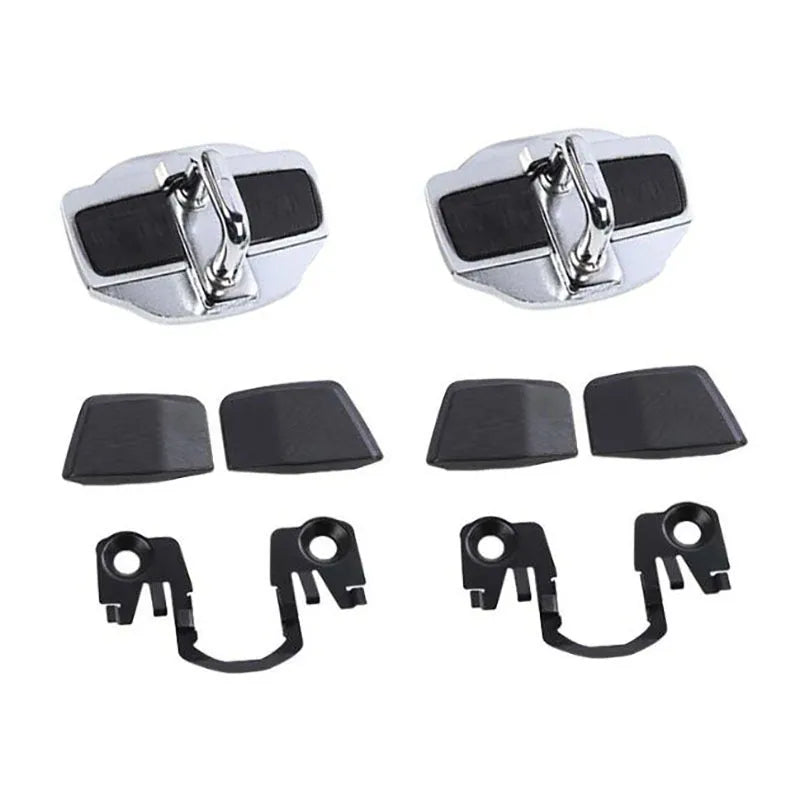 Toyota Prius 2023 TRD door lock cover in silver with 3M adhesive backing for paint protection