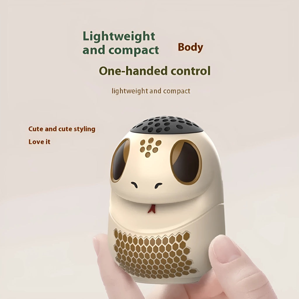 White portable Bluetooth speaker with USB port and functional buttons on a solid background