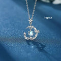Women's creative tree and bird pendant necklace in alloy with adjustable 41-50cm length
