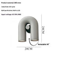 Macaron U-shaped creative wall lamp in modern simplicity style, 220V, available in orange, blue, gray, and black