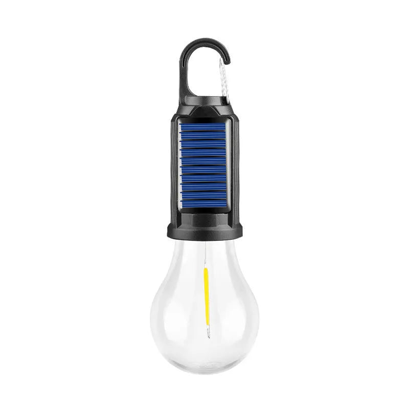 Five solar-powered outdoor lantern light bulbs with pastoral style ABS plastic housing
