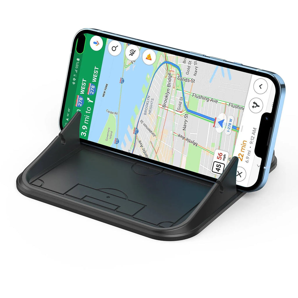 Silicone automobile phone holder in Peak-X5 colour for car and desktop use