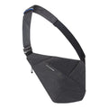 Digital storage canvas chest bag crossbody anti-theft package, dark gray right shoulder, business travel