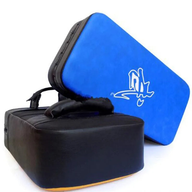 Blue and red thickened square foot target sanda boxing props for martial arts training
