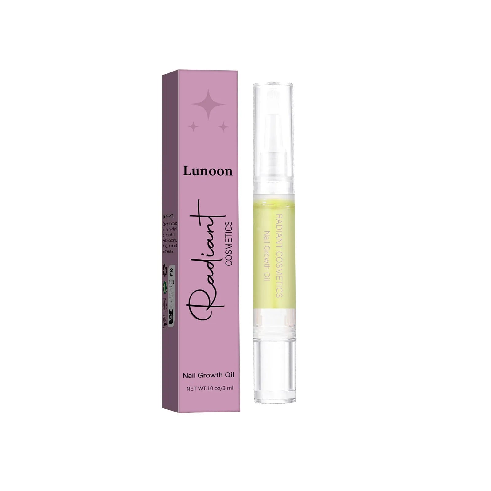 3ml bottle of wash-free nail growth treatment oil for export sales