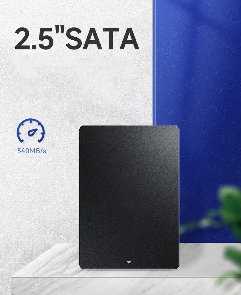 2.5-inch SSD with 7mm thickness, TLC flash, 550MB/s write and 450MB/s read, for desktop and laptop