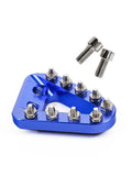 Aluminium alloy pedal brake modification triangle plate in electroplated finish for KTM off-road motorcycle