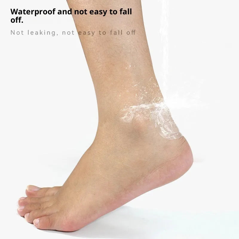 Transparent hydrogel invisible foot anti-wear paste heel protector patch for all-season use
