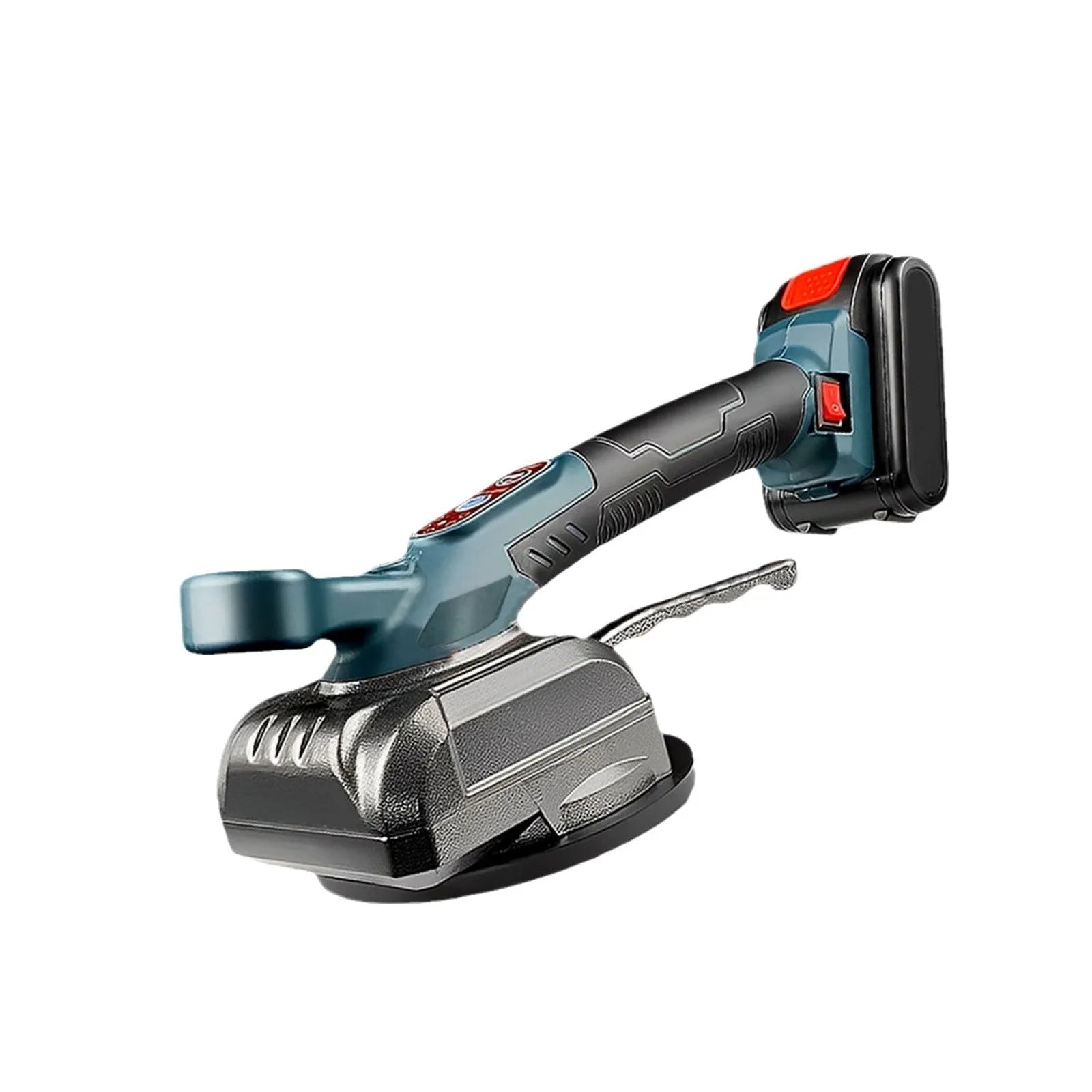 21V cordless tile vibrator machine with two batteries and charger for floor tiling