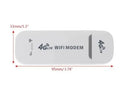 White mobile USB router, 4G USB dongle, drive free, for desktop notebook tablet