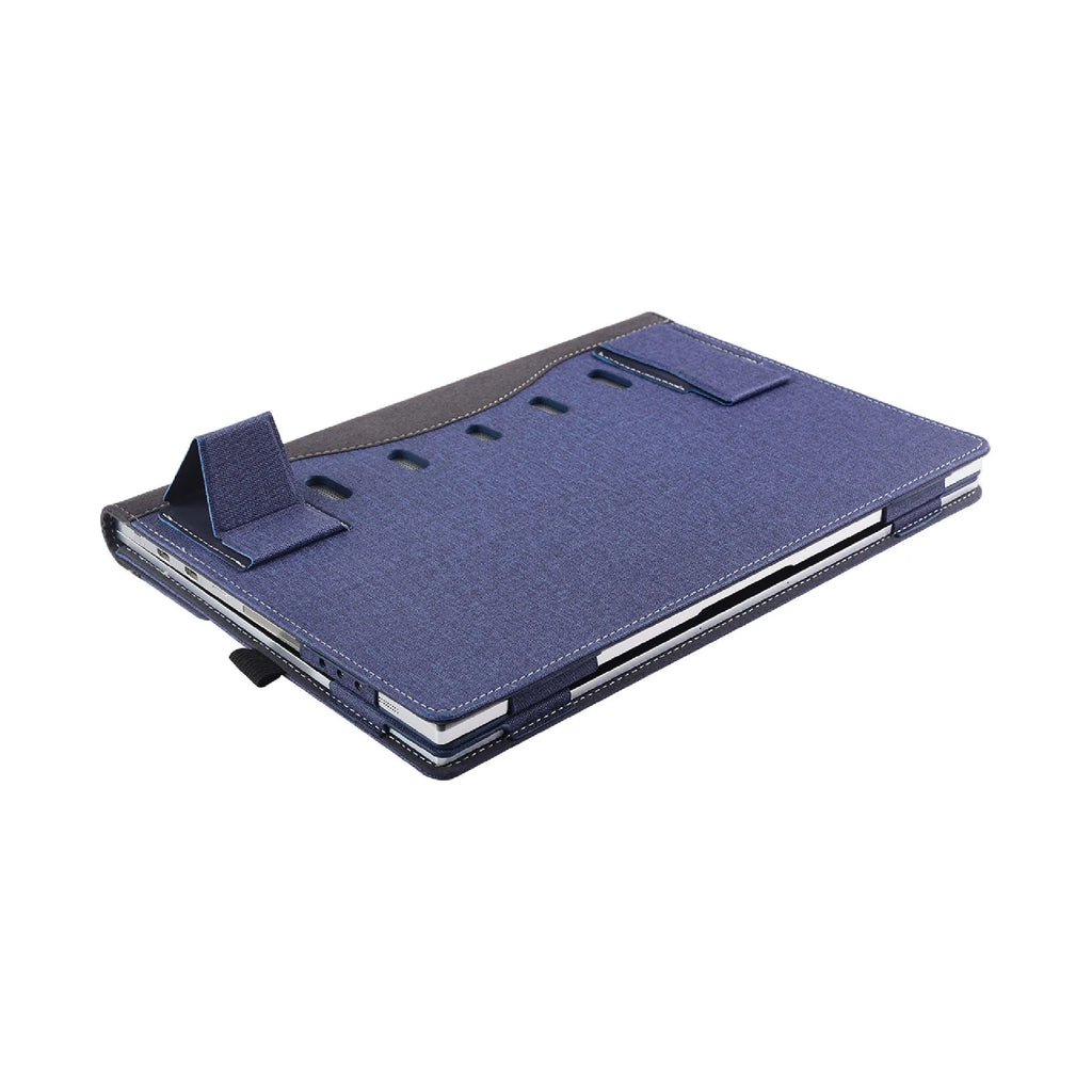 Black Chinese style imitation leather laptop protective sleeve for Microsoft Laptop6