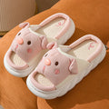 Open toe linen flip flop slippers for couples in four colours with PVC soles