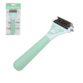 pet dog comb for float hair cleaning knot untying in green and yellow colour options