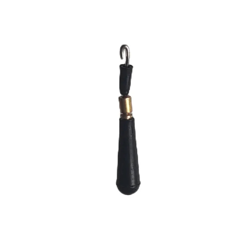 Copper head float base rotating fishing tackle accessory in three sizes on a blue background.