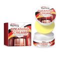 Automotive leather care cream kit showing 100g bottle and microfibre sponge applicator