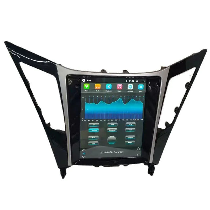 Vertical 9.7 inch Android smart car navigation system for Hyundai Sonata 2008 dashboard