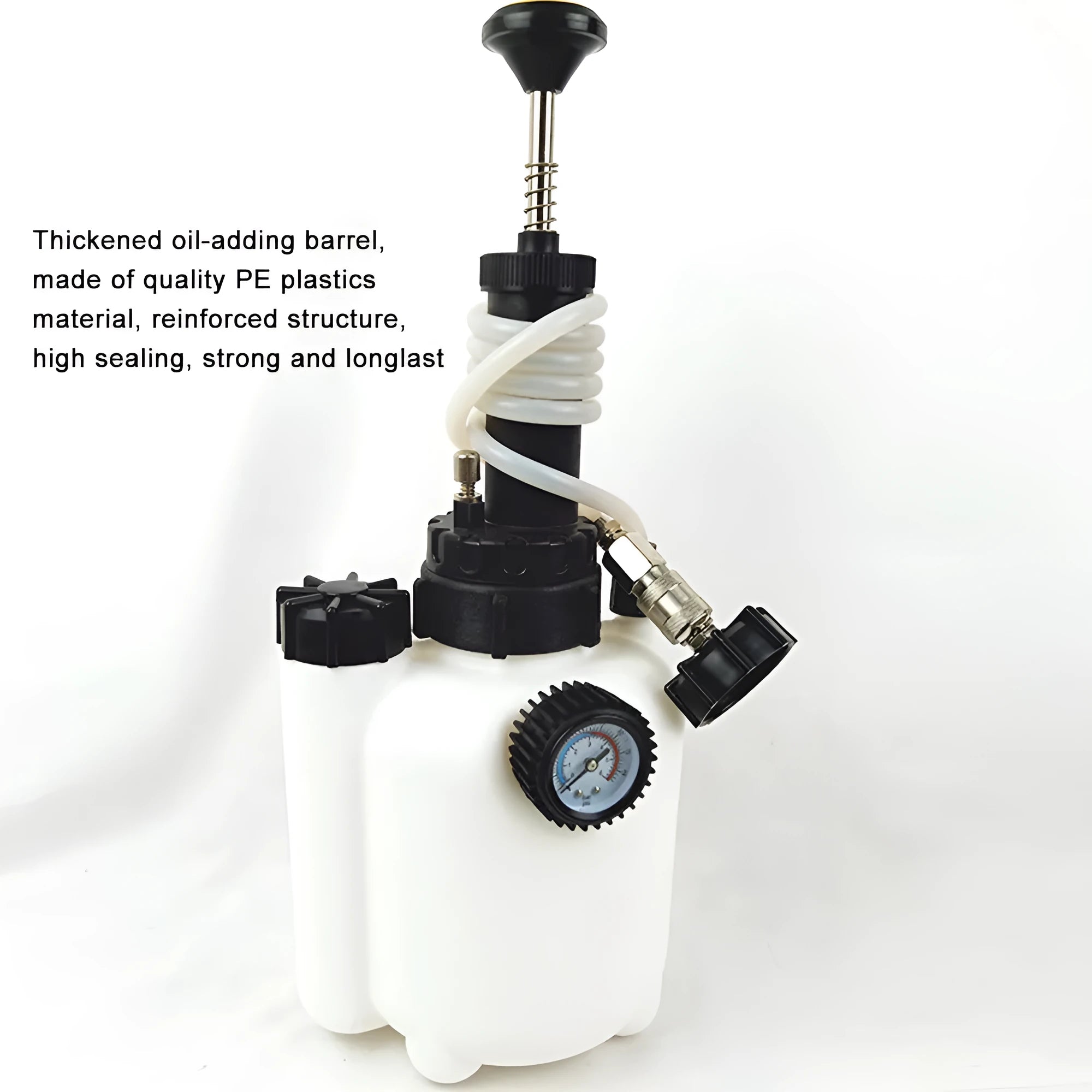 White 3L brake oil tank replacement tool for automotive brake fluid changes