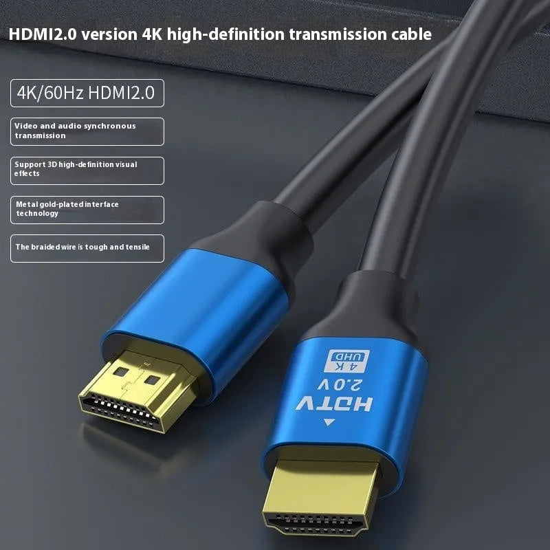 1.5 metre HDMI cable with gold-plated aluminium alloy connectors for computer and TV connections