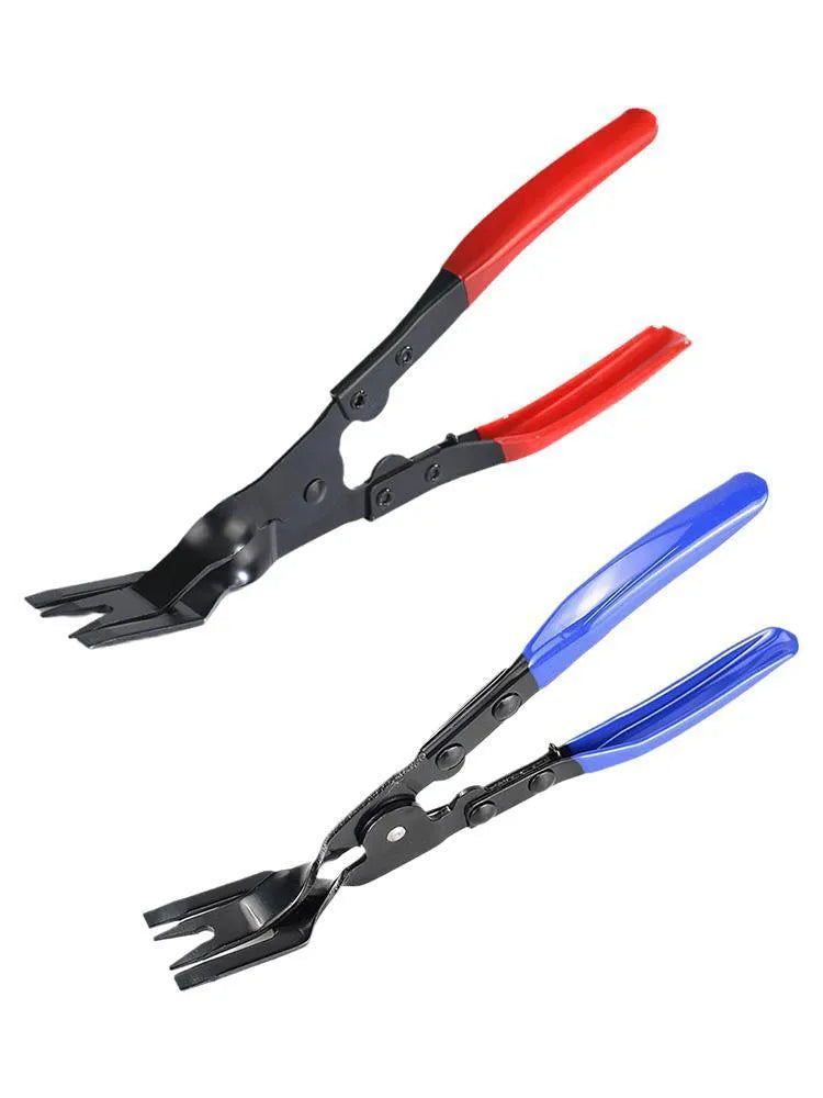 Blue automotive separator pliers tool with 235mm length and 32mm head for car interior disassembly