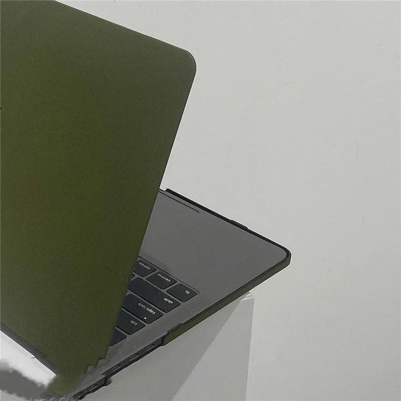 Quicksand army green MacBook protective shell for MacBook Pro and Air model numbers