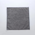 Grey 25x25cm microfiber kitchen cleaning cloth for oilproof decontamination on pots and bowls