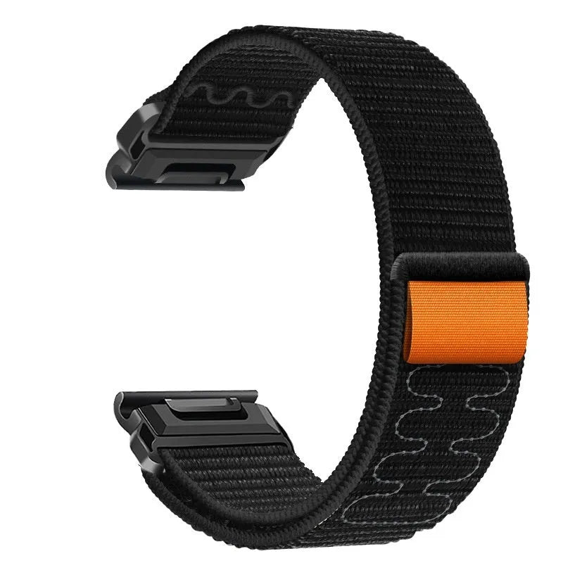 Men's Velcro cloth quick release watchband in 20mm, 22mm and 26mm widths with hook-and-loop fastening