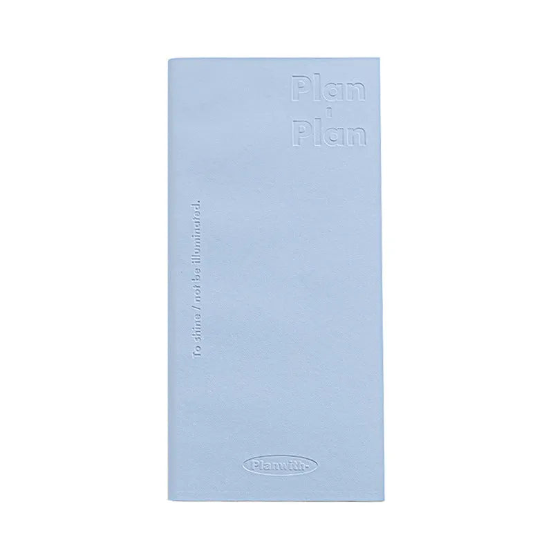 Embossed meter book notebook with 80 pages in five colour options