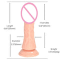 Skin colour bullet-shaped butt plug measuring 17.5cm in length on a neutral background.