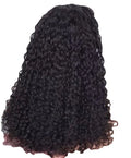 European American women's head scarf wig with ice silk headband, long curly high temperature wire hair, 14-28 inches