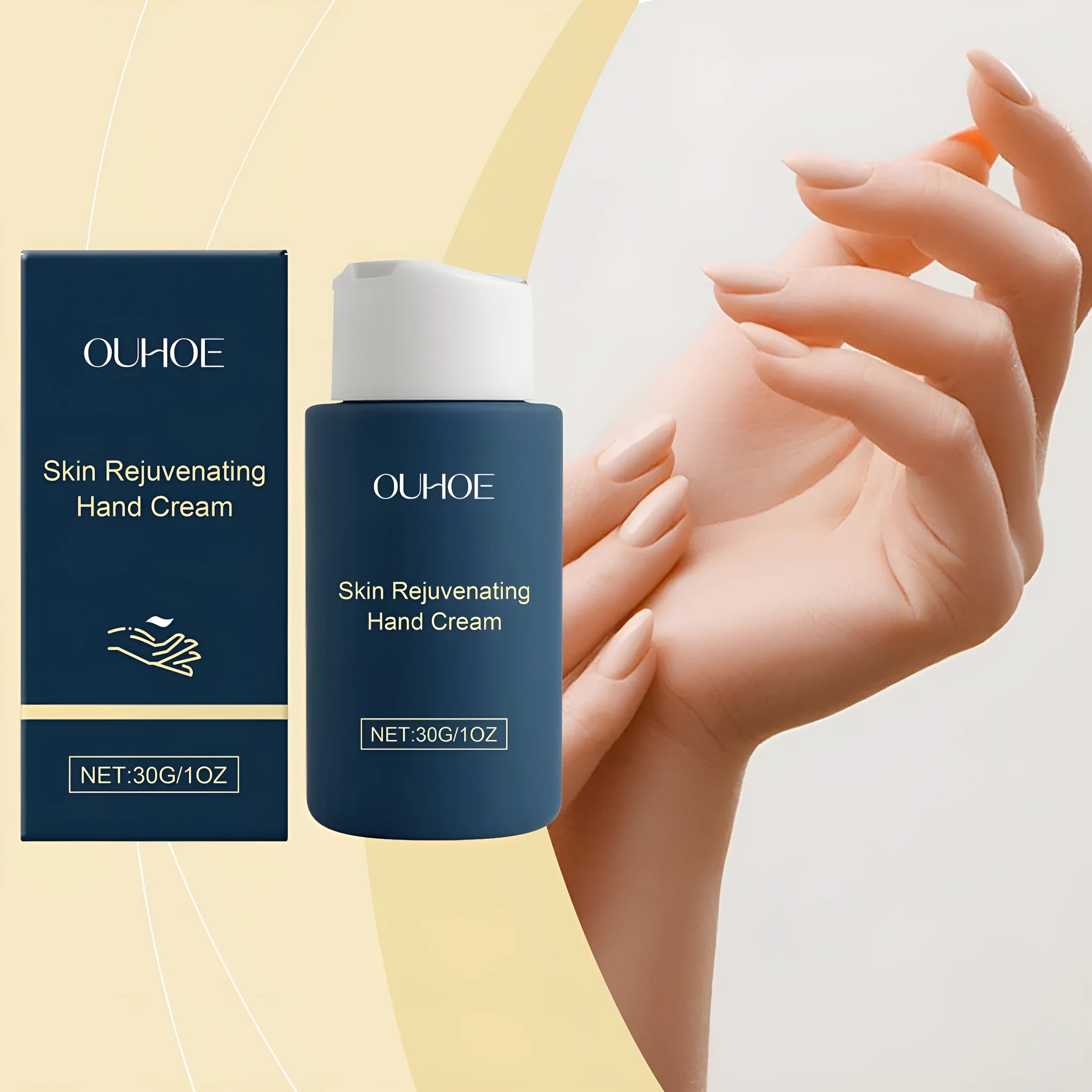 30g tube of exfoliating hand cream for skin cleansing with universal formula