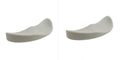 Ergonomic silicone gliding mouse wrist rest for right-handed use, black, 10 x 4.5 x 5 cm, on desk with computer mouse