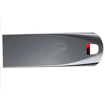 Black rotating USB flash drive with plastic waterproof shell for vehicle use