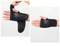 A pair of men's neoprene and aluminium plywood sports support gloves for joint and tendon protection.