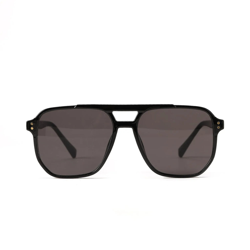 Square double beam sunglasses for women with UV400 protection in six colour variations