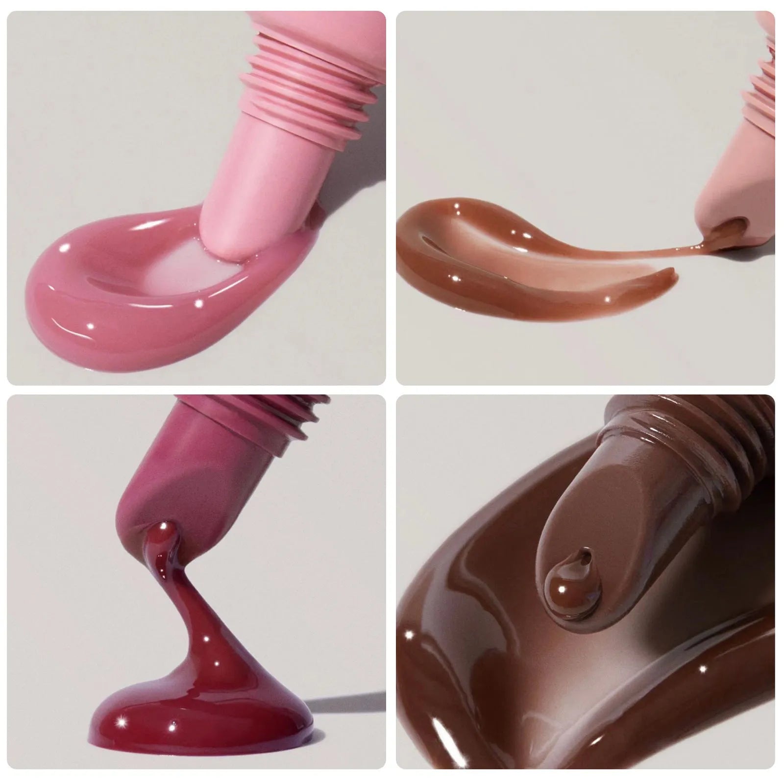Glossy lip glaze waterproof long lasting lip gloss mirror shine 10ml non-sticky hydrating
