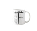 Ceramic mug 350ml with single sided funny pattern for mothers