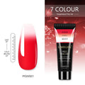 Resin nail extension glue 15ml with free paper support, seven colour options 001-007, unisex product