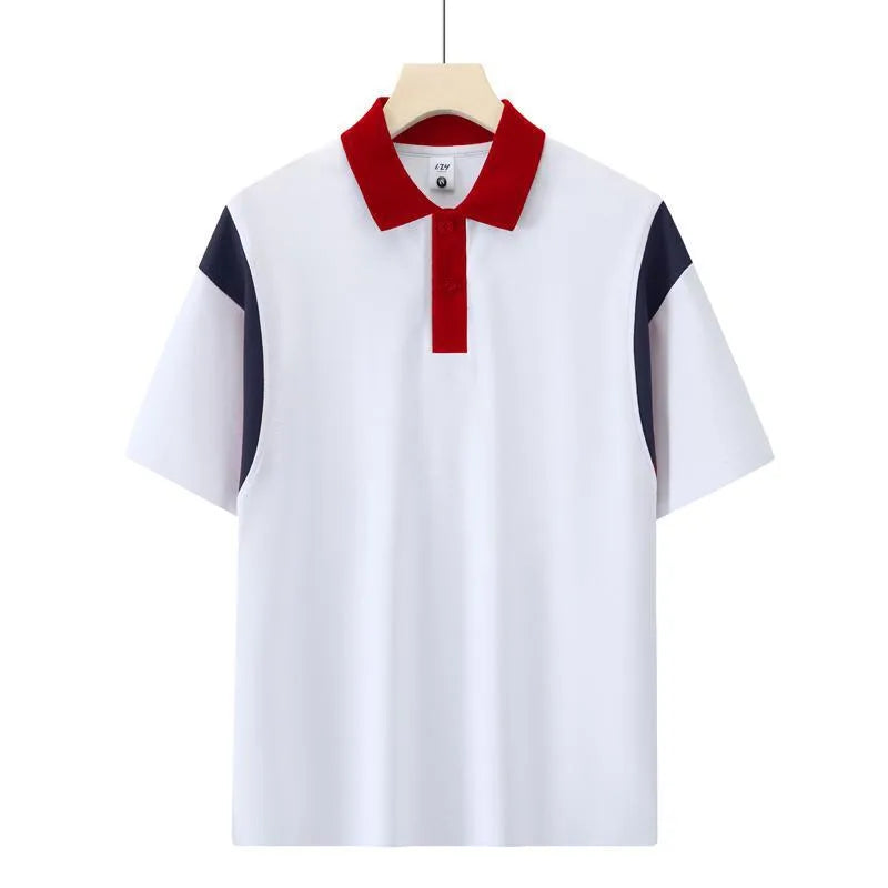 Raglan short sleeve cotton top loose fit in black red dark green colours