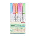 Creative curve pen set with roller outline design for student line drawing in plastic box