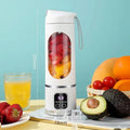 Portable dual-motor 12-blade juicing cup with small mini size for travel and home use