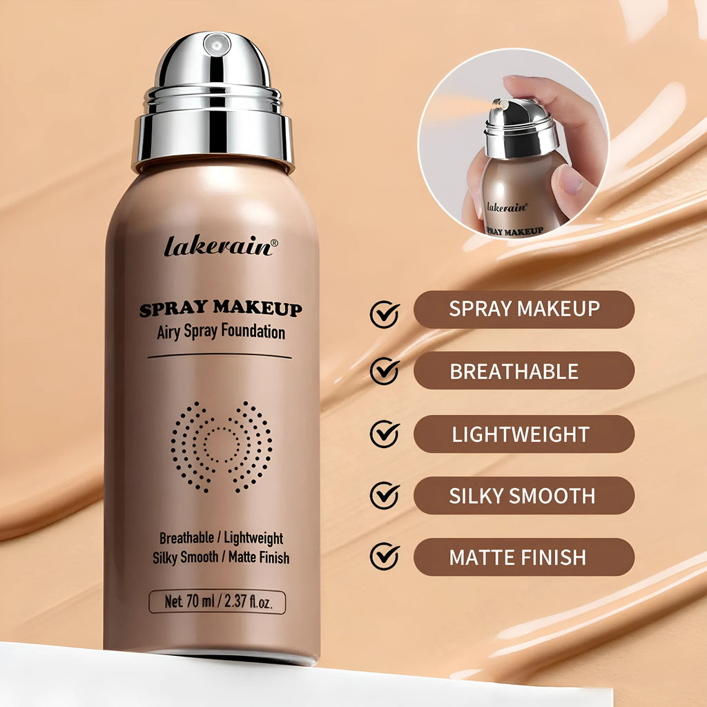 Even skin tone liquid foundation 70ml in four shades Beige Natural Nude Porcelain