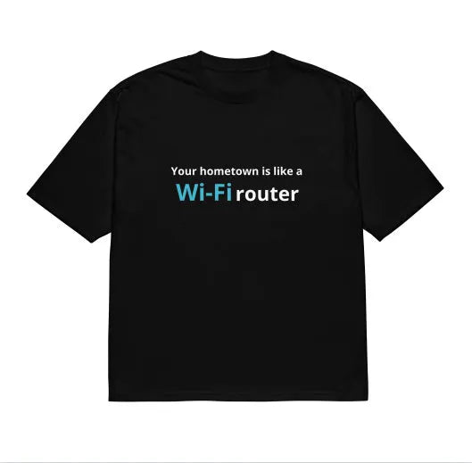 Black men's loose-fit short sleeve t-shirt with a large 3D digitally printed cartoon graphic on the front.