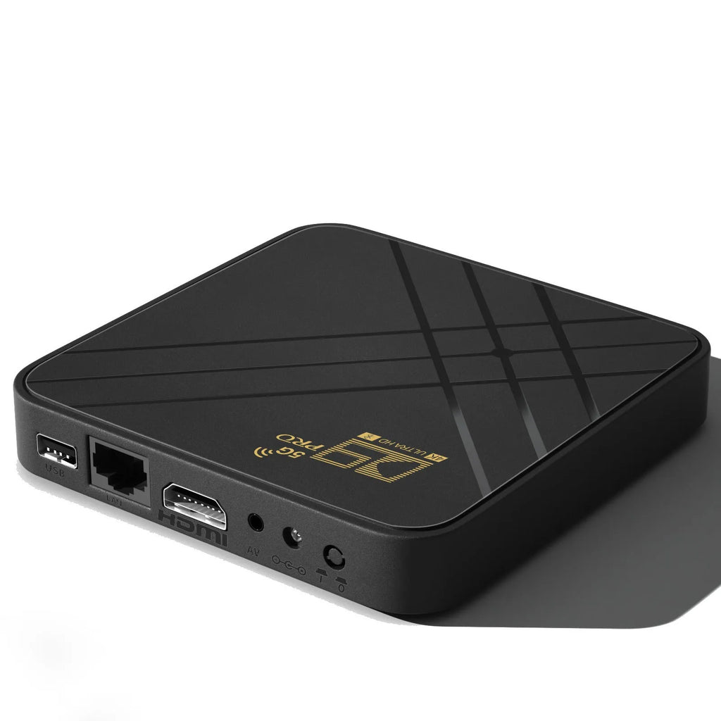 Android set-top box 4K TV box with dual-band WiFi and remote