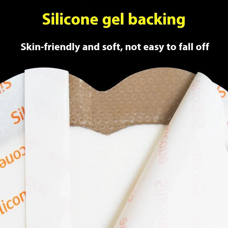 Skin-coloured silicone gel foam bedsore dressing for pressure ulcer prevention