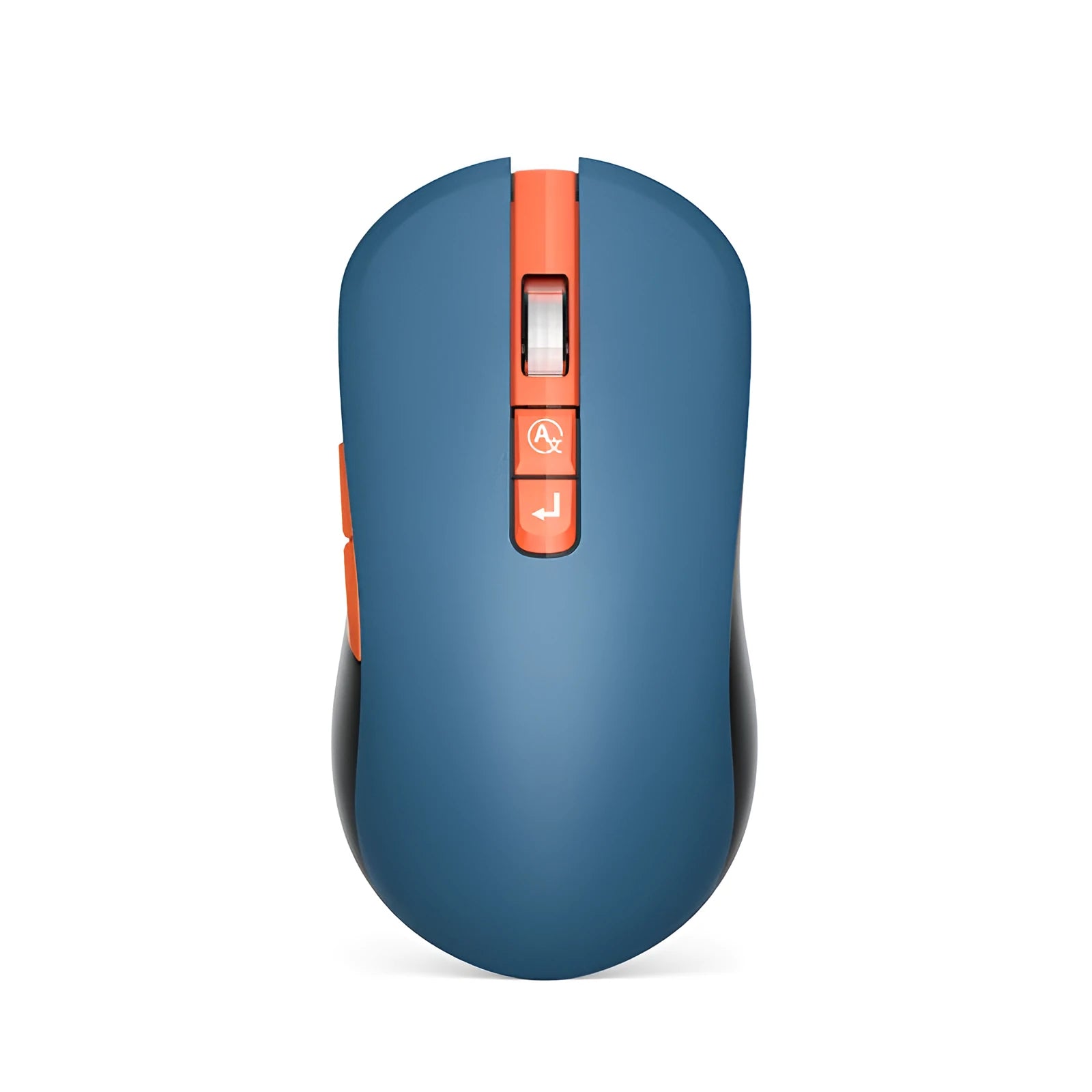 IFLYTEK wireless gaming mouse with voice control on a black mouse mat next to a laptop.
